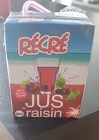 Mängden socker i Pur jus de raisin 20cl