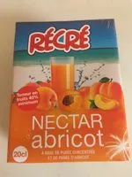 Mängden socker i Nectar abricot