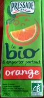 Mängden socker i Le bio à emporter partout orange - jus d'orange