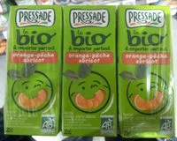 Mängden socker i Le Bio à emporter partout Orange - Pêche - Abricot