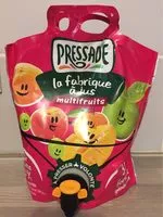 Mängden socker i Jus de fruit Pressade Multifruits 3L