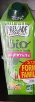 Mängden socker i Le bio multifruits