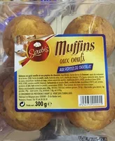 Mängden socker i Muffins aux oeufs aux pépites de chocolat