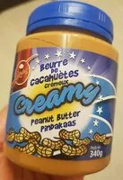 Mängden socker i Beurre de cacahuètes creamy
