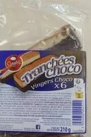 Mängden socker i Tranchées choco