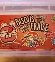 Mängden socker i Bisous fraises