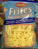Mängden socker i Frites saveur salée