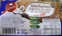 Mängden socker i Mini Rochers à la Noix de Coco et au Chocolat