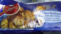 Mängden socker i Mini rochers à la noix de coco
