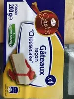 Mängden socker i Gateaux facçon cheesecake