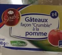Mängden socker i Gateaux facon crumble a la pomme