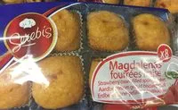 Mängden socker i Colis de 12 paquets de Magdalenas fourrées fraise x 8