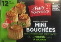 Mängden socker i Mini-bouchées Prêtes à Garnir, La Boîte De 12 -