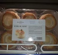 Mängden socker i Volovanes listos para rellenar