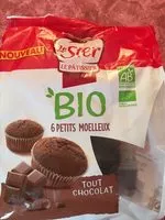Mängden socker i Petits moelleux tout chocolat Bio