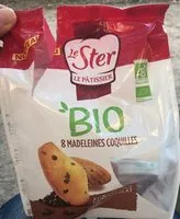 Mängden socker i 8 madeleines coquilles aux pépites de chocolat bio