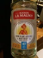 Mängden socker i Rhum blanc agricole