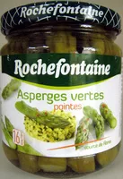 Mängden socker i Asperges vertes pointes Rochefontaine