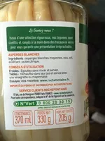 Mängden socker i Asperges Blanches