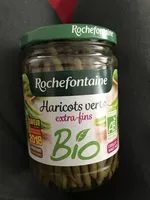 Mängden socker i Rochefontaine Haricots Verts Extra Fins Bio 530 g