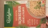 Mängden socker i Façon riz brun grains de palmier