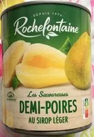 Mängden socker i Demi-poires au sirop léger