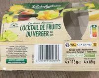Mängden socker i Cocktail de fruits du verger au jus