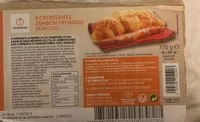 Mängden socker i Croissant jambon fromage