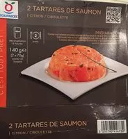 Mängden socker i 2 Tartares de saumon