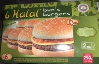 Mängden socker i Halal Burger Surgelés x 6,