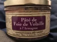 Mängden socker i Pate de foie de volaille à l'Armagnac