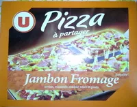 Mängden socker i Pizza à partager, Jambon Fromage (cheddar, edam et gouda), Surgelée