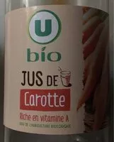 Mängden socker i Jus de carotte Bio