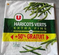 Mängden socker i Haricots Verts Extra Fins - Surgelés (+ 50 % Gratuit)
