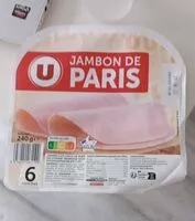 Mängden socker i Jambon de paris