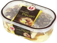 Mängden socker i Crème glacée vanille, noix de pécan et caramel