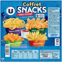 Mängden socker i Coffret snacks et sauce ketchup