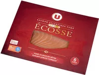 Mängden socker i Saumon fumé d'atlantique Ecosse