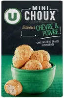 Mängden socker i Mini choux saveur chèvre et poivre