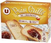 Mängden socker i Pain grillé