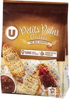 Mängden socker i Petits pains grillés au blé complet