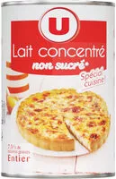 Mängden socker i Lait concentré non sucré 5%MG