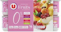 Mängden socker i Yaourt aux fruits avec morceaux 0%
