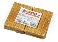 Mängden socker i Gaufres pâtissières aux oeufs frais