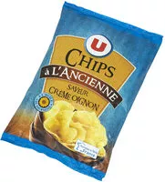 Mängden socker i Chips à l'ancienne saveur crème et oignon