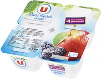 Mängden socker i Coupelle purée pommes et pruneaux sans sucres ajoutés