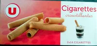 Mängden socker i Cigarettes croustillantes