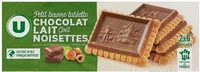 Mängden socker i Petit Beurre tablette au chocolat au lait goût noisettes