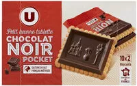 Mängden socker i Petit beurre tablette de chocolat noir
