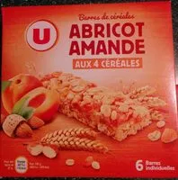 Mängden socker i Barre de céréales abricot amande aux 4 céréales